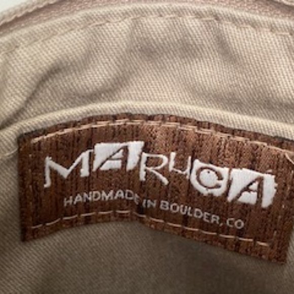 Maruca City Girl Crossbody Tapestry Bag Light Brown/Gray Made In Colorado USA - Picture 6 of 10